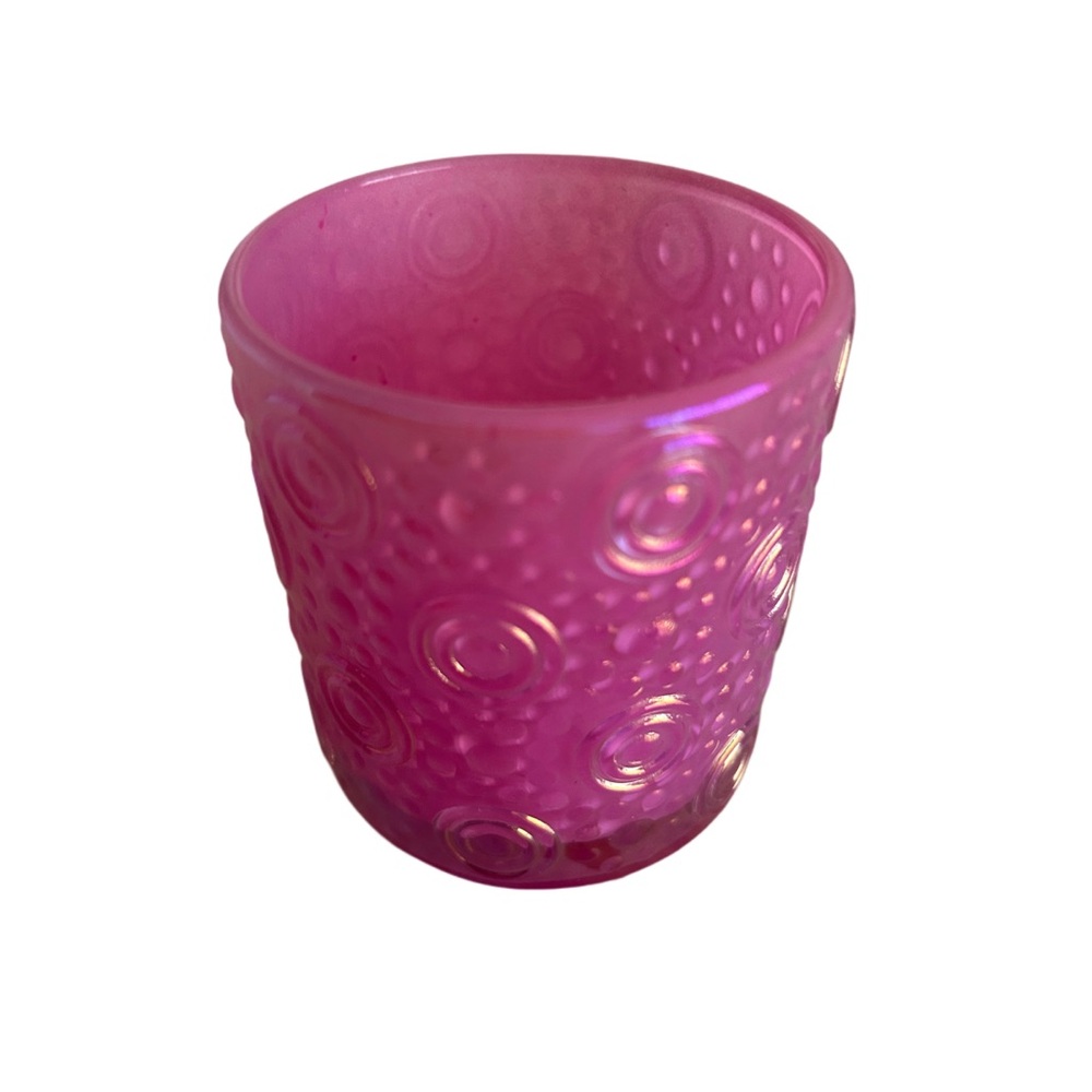 Pink Textured Glass Home Decor - Picture 2 of 5